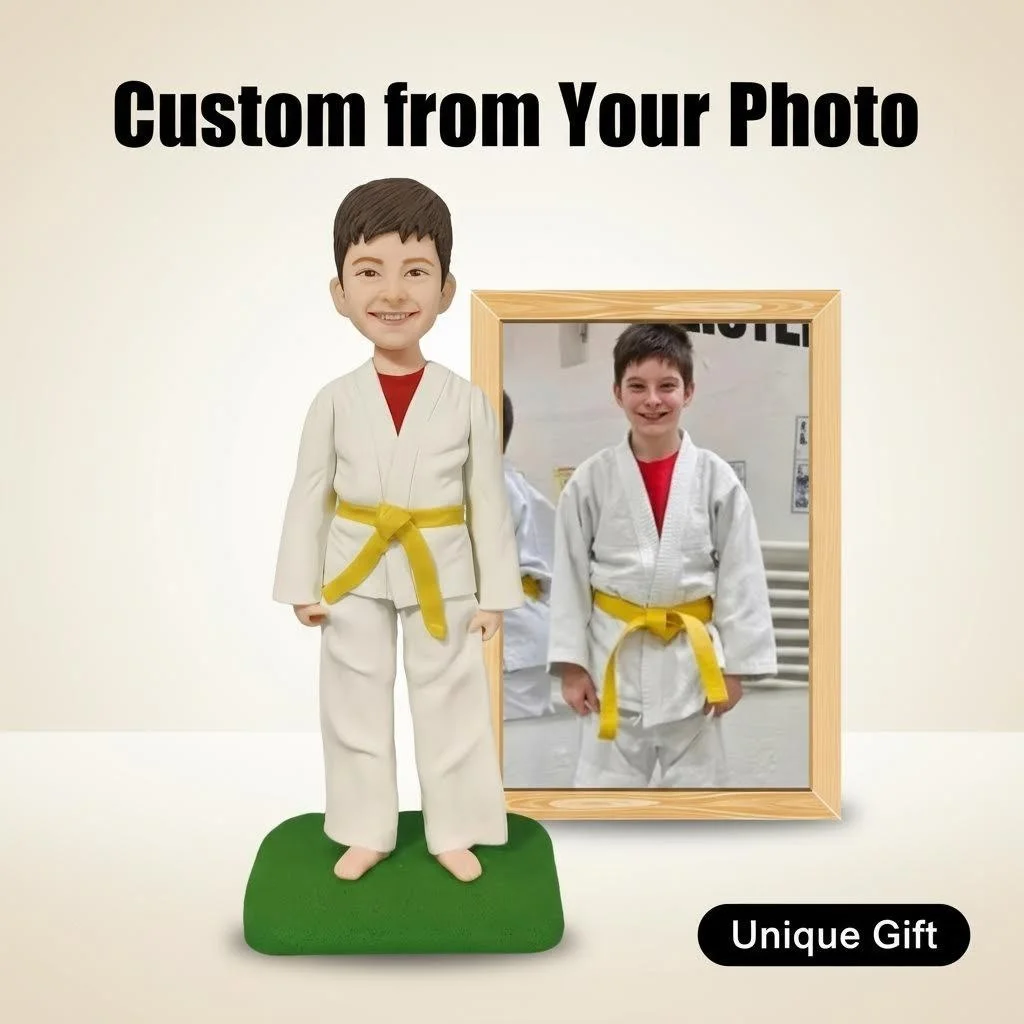 

Индивидуальная фигурка-бобблхед ручной работы из глины, персонализированные фигурки, уникальный подарок для него/нее на свадьбу