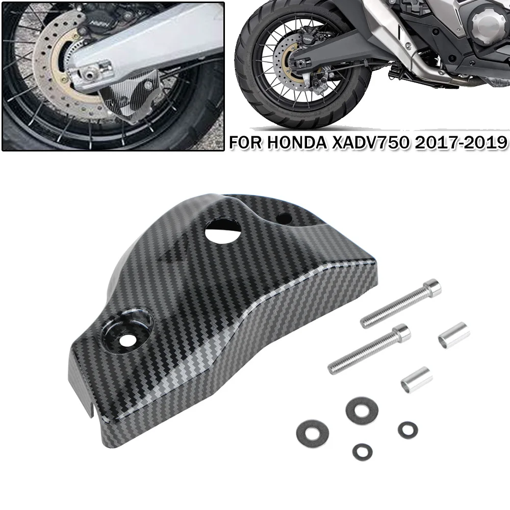 

Motorcycle Carbon Fiber Color Rear Caliper Deck Cover For Honda XADV 750 X-ADV750 2017 2018 2019 Brake Pump Protect Decor Guard