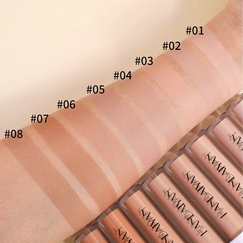 防水マットリキッドコンシーラークリームメイクアップ保湿カバーにきびくまファンデーション顔輪郭化粧品