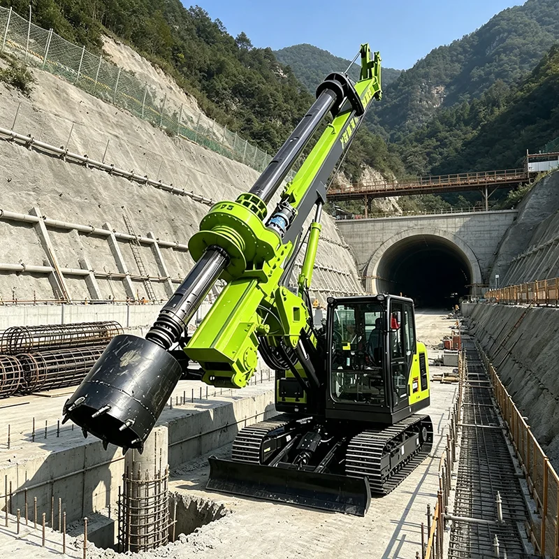 Terrain Adaptable Crawler Rotary Piling Rig Rotary Drilling Equipment for Outdoor Foundation Projects
