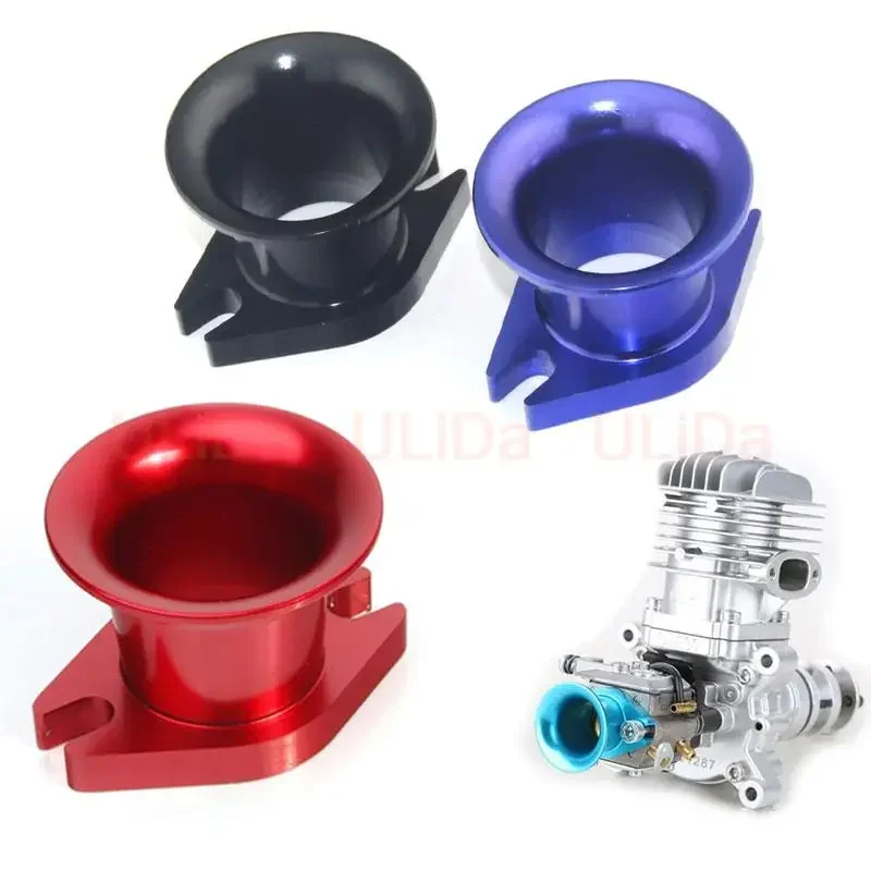 RC Airplane Metal Alloy Air Horn Inlet For Zenoah G80 DLE30 DLE50 DLE55 CRRC Gas Engine