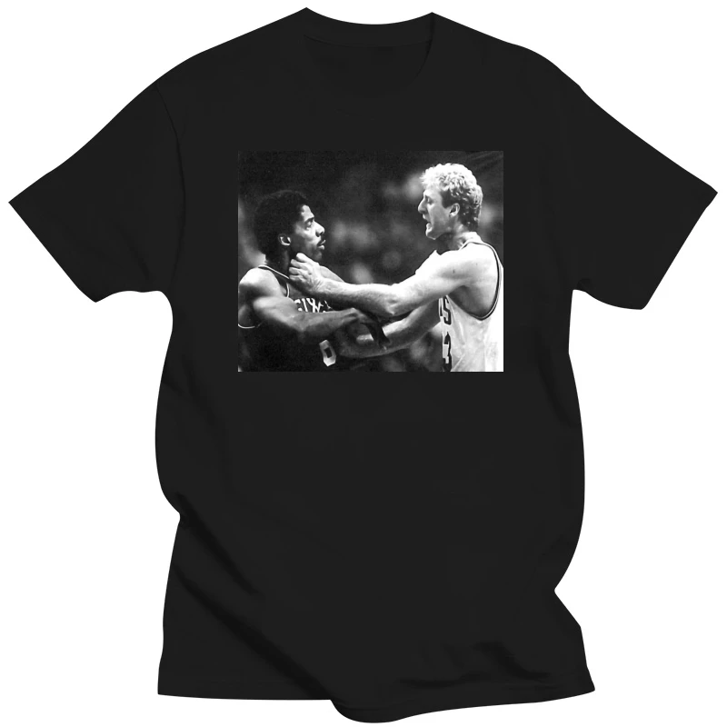 Bird vs Erving T shirt Julius Erving Dr J vs Larry Bird Tee shirt- BE