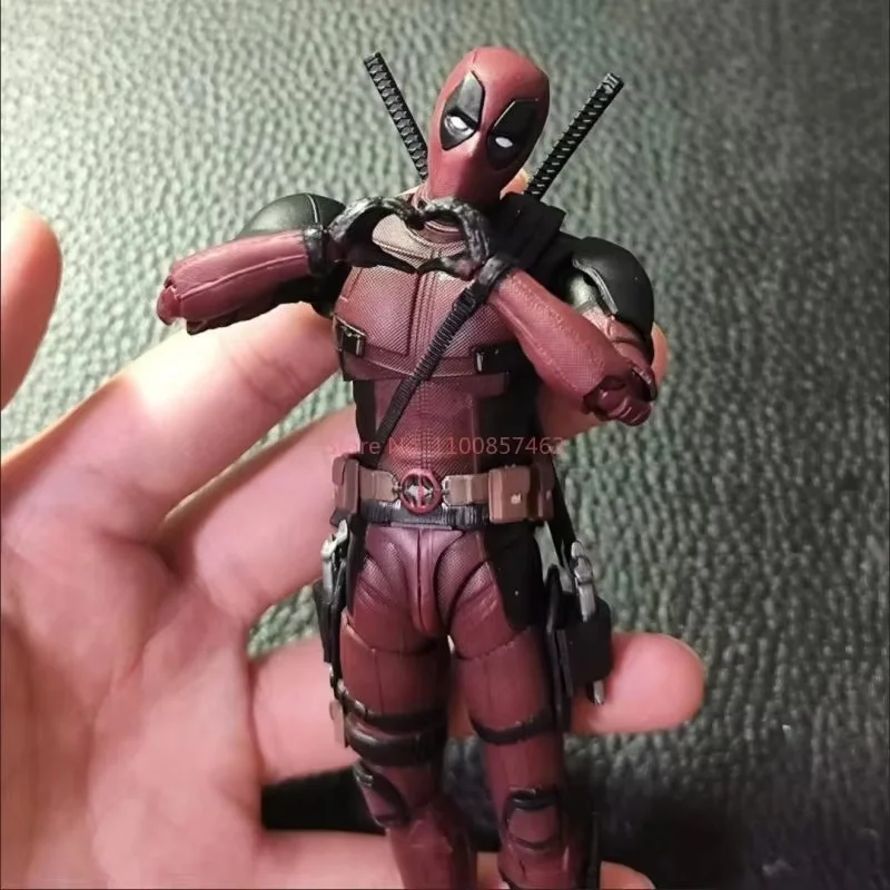 Spot marvel herói mercadoria shf deadpool 2 réplica de alta qualidade modelo móvel estatueta decoração coleção presente surpresa