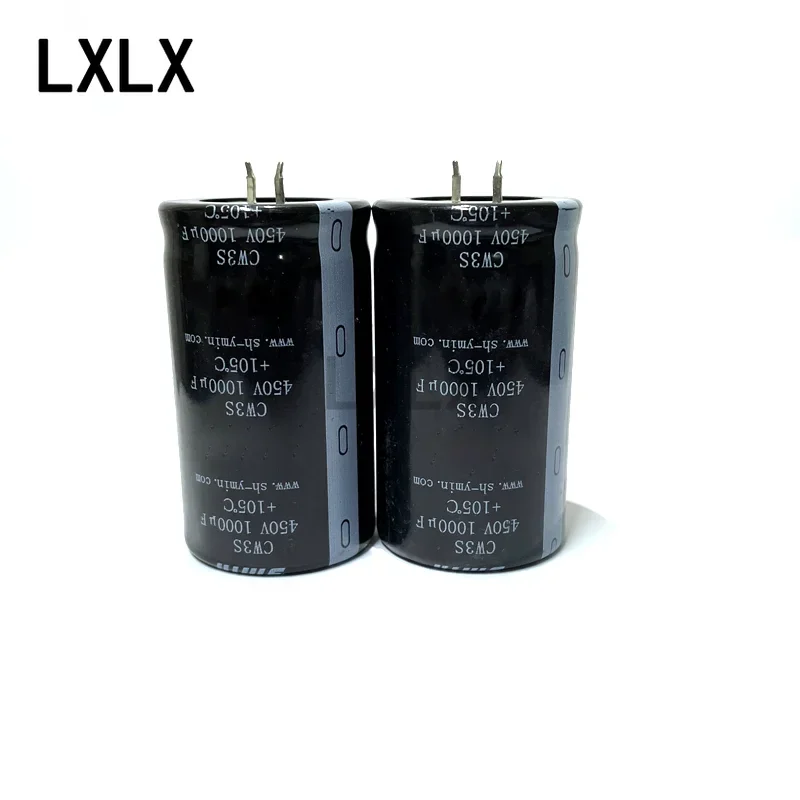 2PCS/LOT 450v1000UF 450V 1000UF NEW Orignal Bull Angle electrolytic capacitor 35X60mm