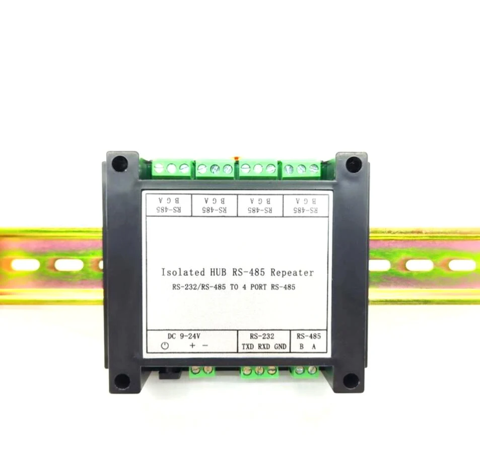 

Industrial-grade Photoelectric Isolation 4Channel RS485 Hub Sharer Splitter 1 Input 4 Output Support RS232