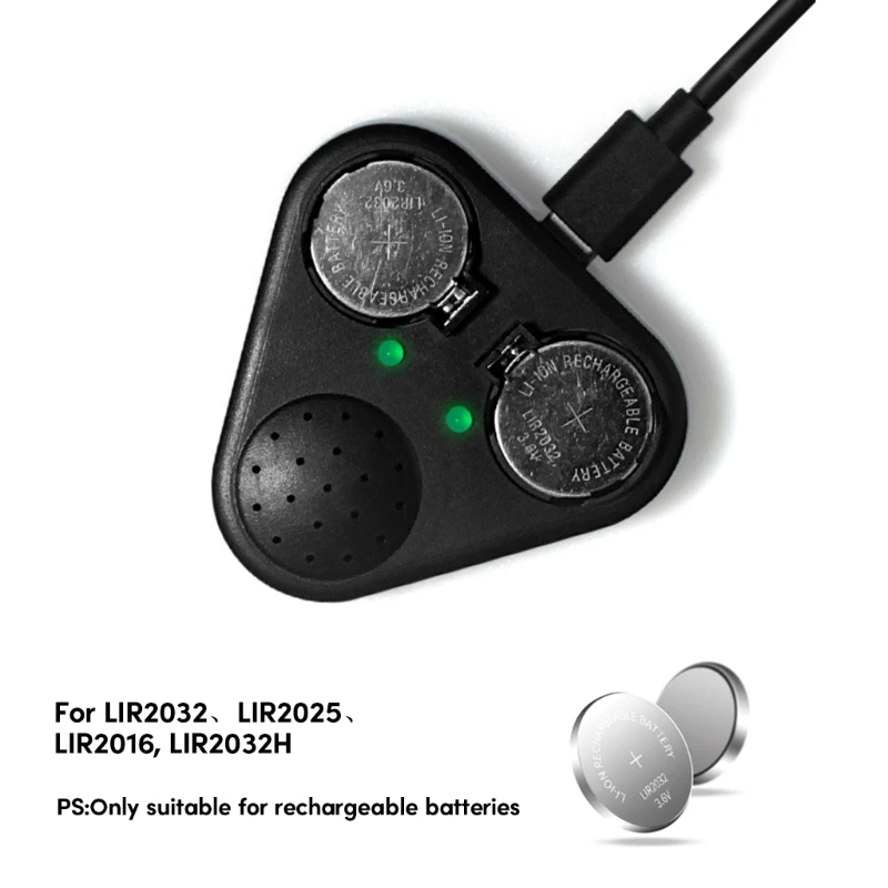 Button Coin Cell Battery  Voice Reminder Button Battery Rechargeable