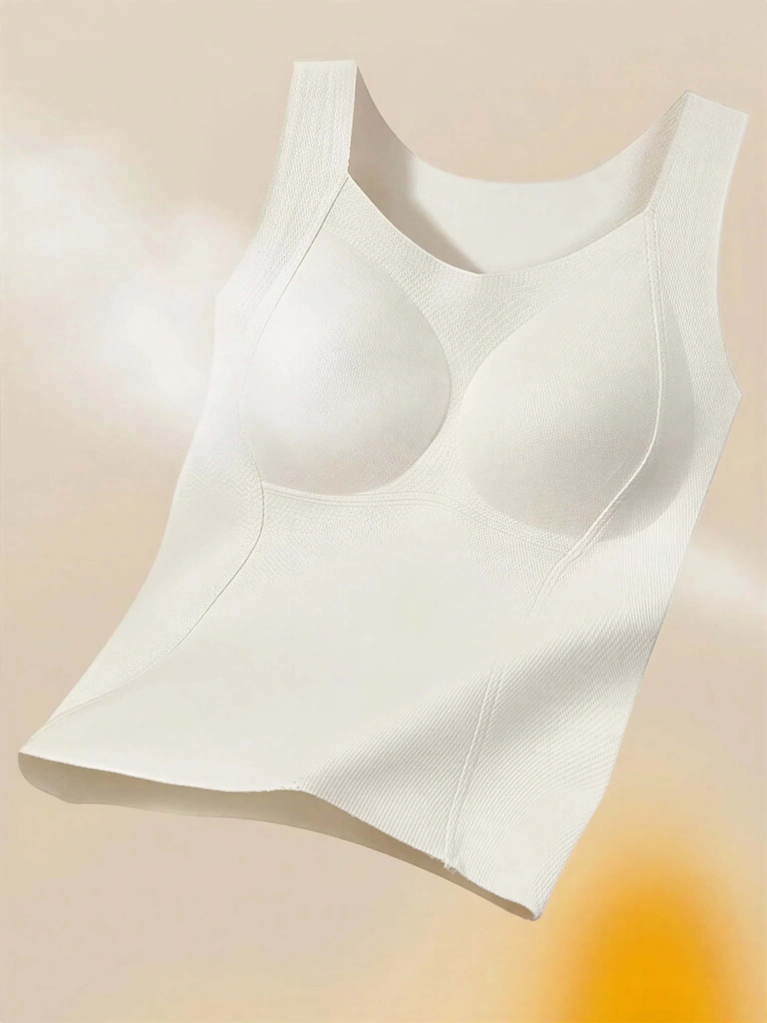 2 PIEZAS/SET Ropa Interior Térmica para Mujer, Chaleco de Invierno, Camiseta Térmica Cálida, No es necesario usar Camiseta Interior, Ropa Íntima Nueva