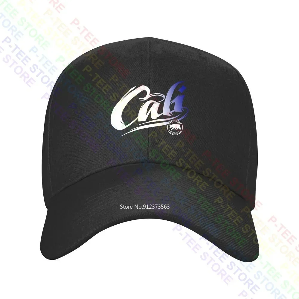 Blue California Republic Cali Bear West Coast La Los Angeles 13 Crip Truck Driver Caps Baseball Cap