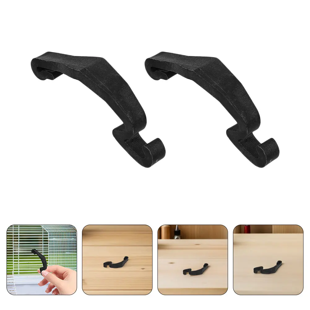 

24Pcs Pet Cage Clips Plastic Wire Fastening Clips Secure Lock Buckle DIY Assembly for Small Animal Rabbit Hamster Yard