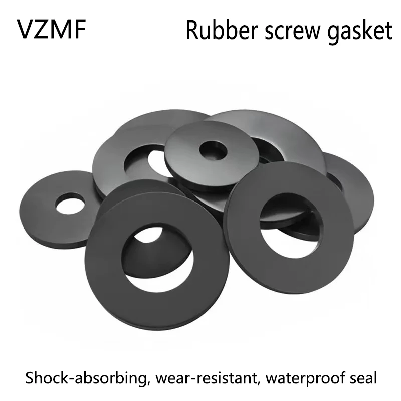 Rubber gasket screw seal ring waterproof soft Dingqing gasket cushion flat gasket temperature resistant shock absorbing gasket