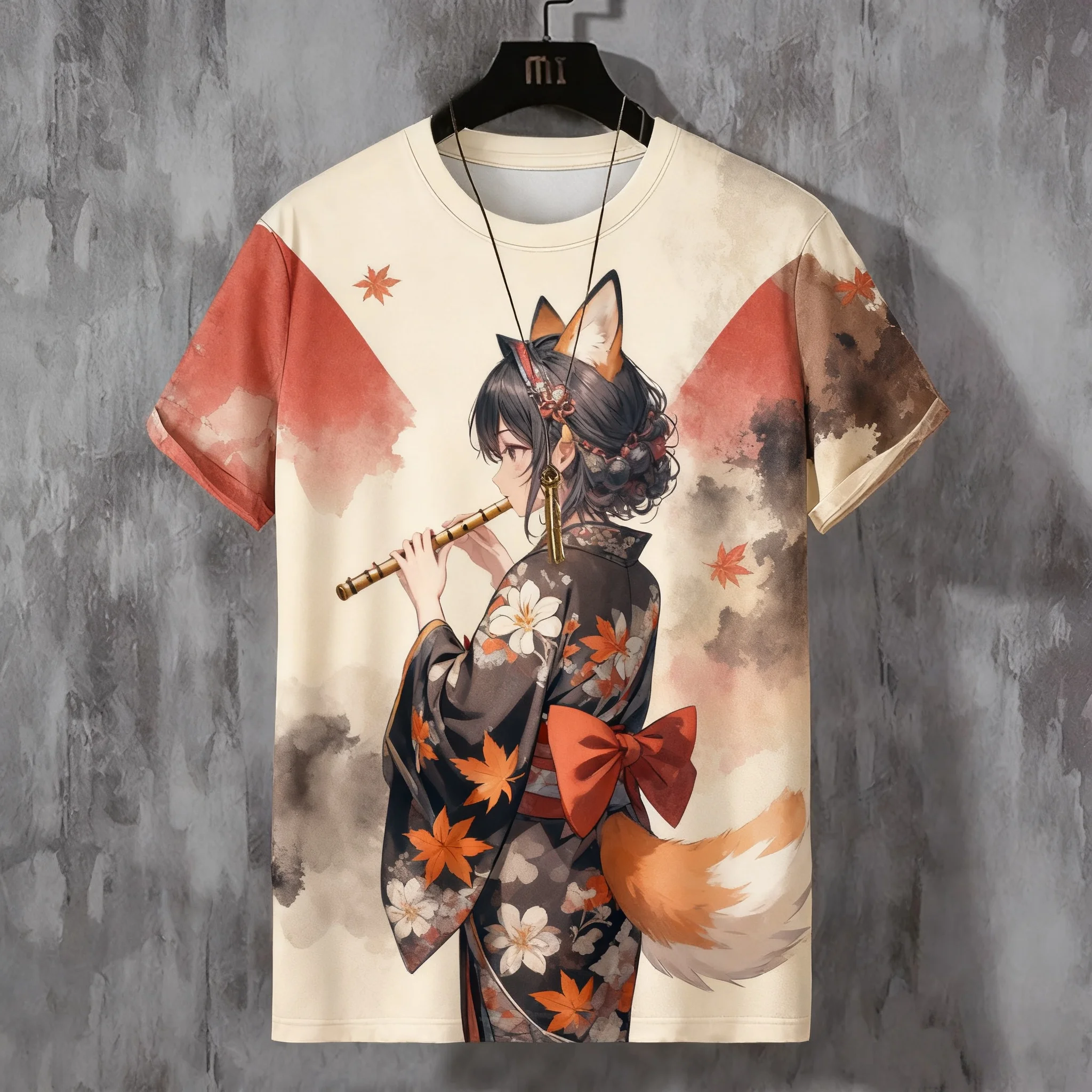 ﻿Japanese Anime Beauty 3D Print Sports Quick-dry Breathable Men T-shirt Elements Cute Outdoor Street Short-sleeve Clothing ﻿