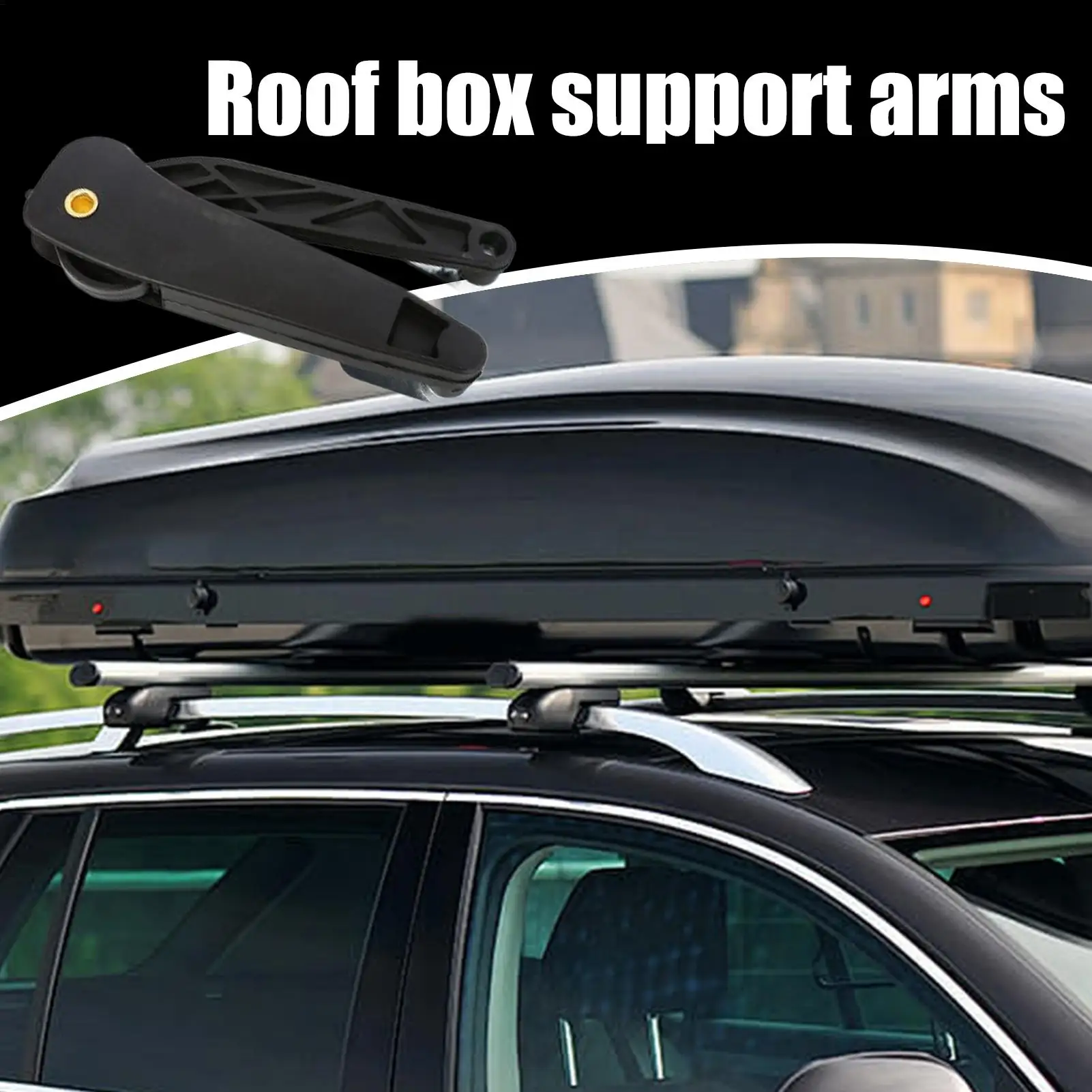 Car Roof Box Lid Shock-proof Support Arm Auto Rooftop Shock Absorb Luggage Holders Carrier Brackets for Improved Load Management