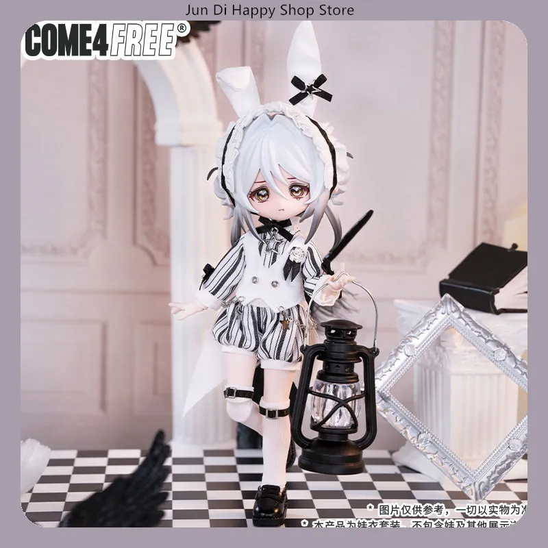 COME4FREE - ملابس فستان الدمية من سلسلة Rabbit Star OB11 12 BJD اليومية