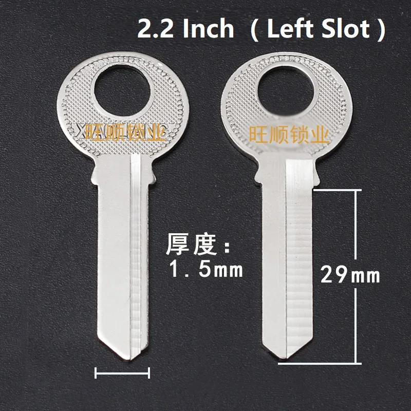 5pcs Padlock Blank Key 1.1 / 1.2 / 1.5 / 2.2 inch Civil key blade