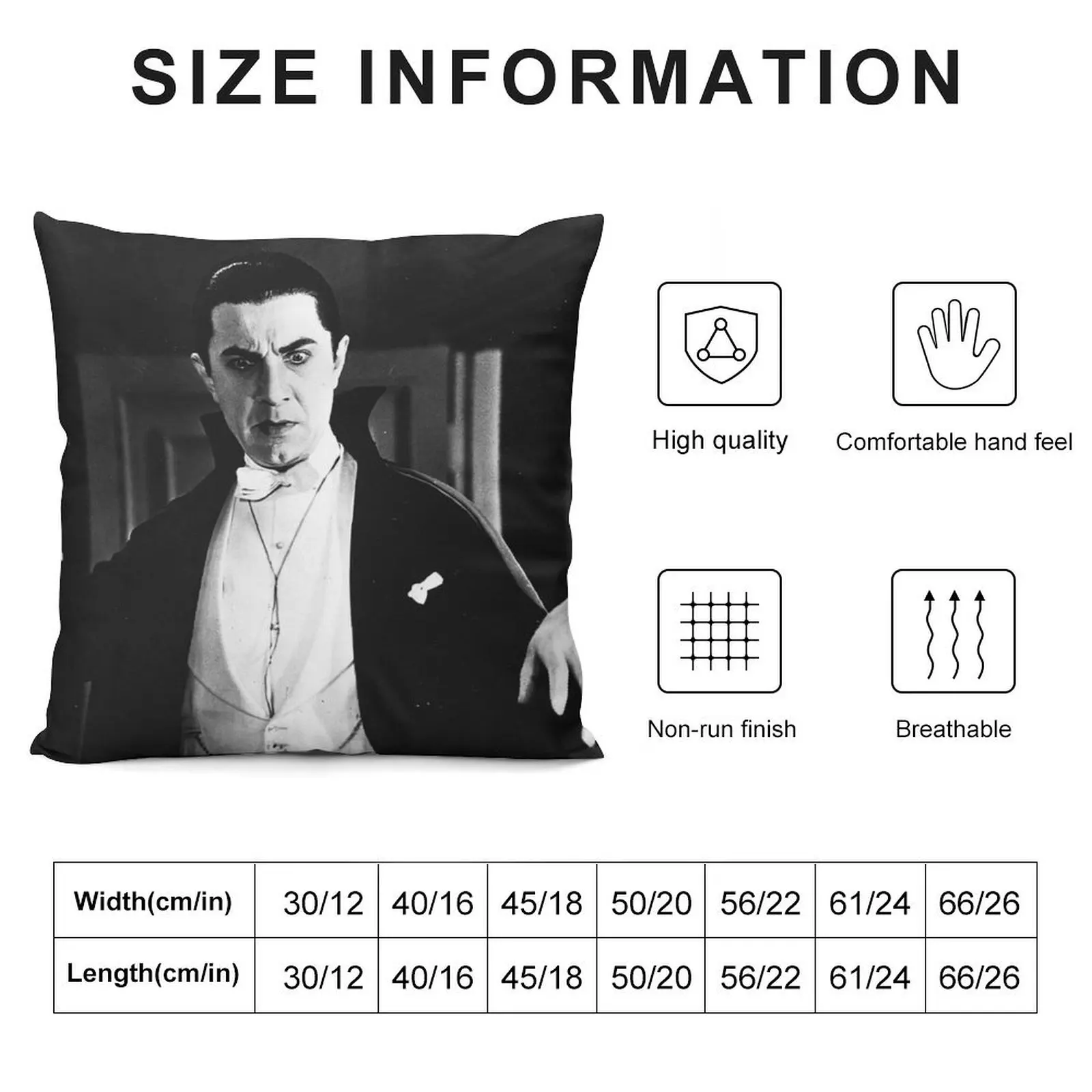 Classic Dracula Throw Pillow Couch Pillows Decorative Cushions For Luxury Sofa pillow