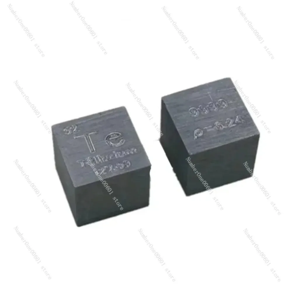 Tellurium 10mm Density Cubes for Periodic Table Collection