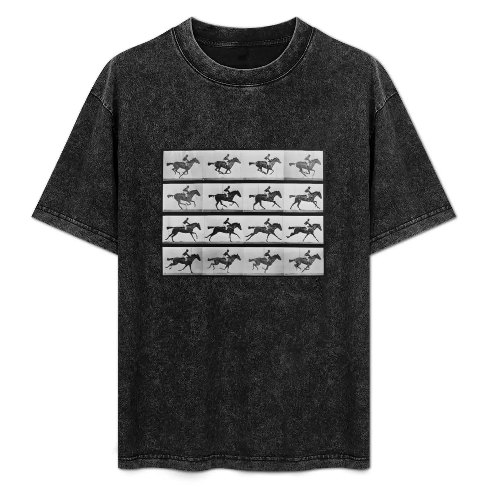 

Animal Locomotion - 16 Frames Of Racehorse Annie G. T-Shirt essential t shirt printed t shirts for man T-Shirt