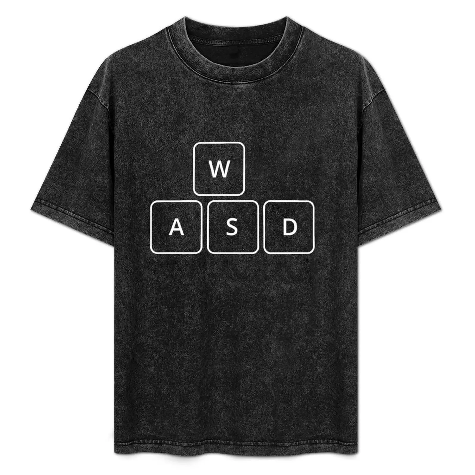 

WASD Gamer Keyboard T-Shirt Street Art Print Tee Shirt
