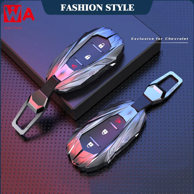 

2/4/5/6 Buttons Zinc Alloy Remote Car Key Shell Fob Case For Chevrolet Camaro Equinox Cruze Malibu Spark Protect Shell