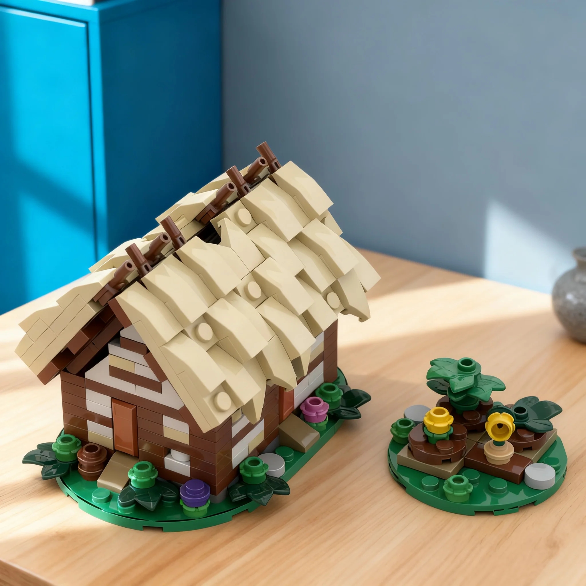 352pcs MOC Medieval House Expansion Mini Blaustein Castle Model Building Blocks Construction Toys Christmas Gifts Brick Kids