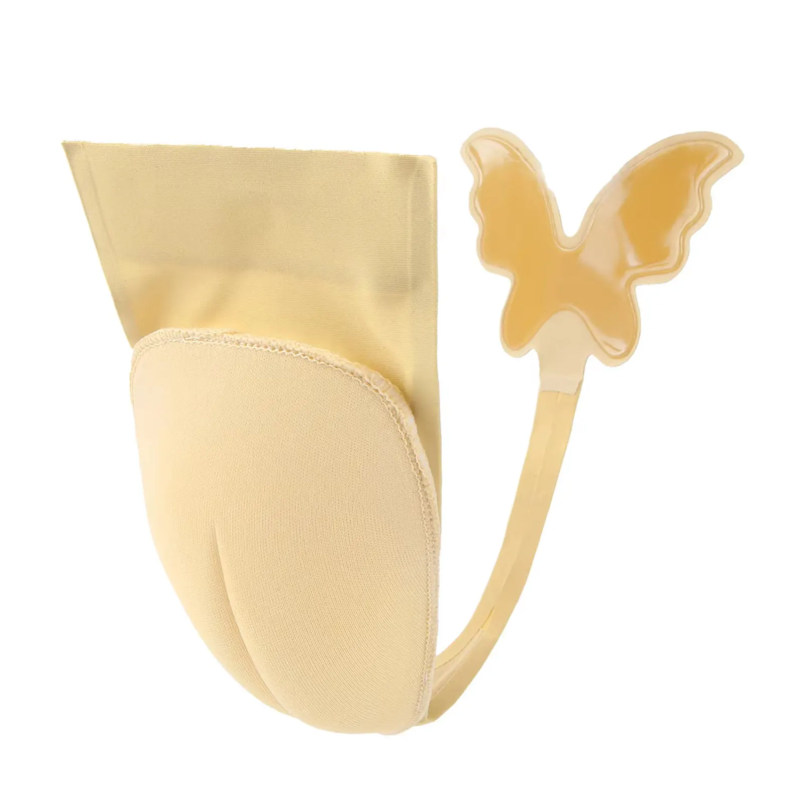 

Мужское перекрестное невидимое нижнее белье без бретелек Самоклеящиеся C-образные стринги в форме бабочки трусики