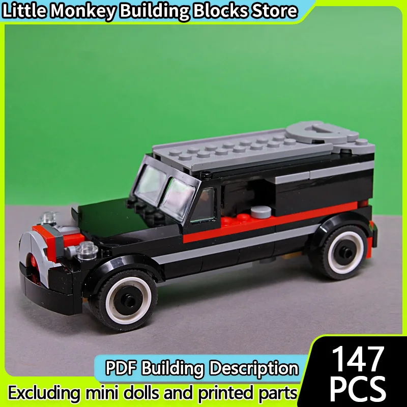 

Speed Racing Car Model MOC Building Bricks Luxury All-Terrain SUV Modular Technology Children Holiday Gifts Assemble Toys Suit