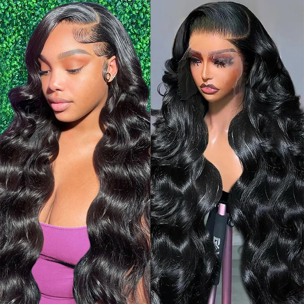 

13x4 13x6 HD Transparent Lace Wigs Human Hair Body Wave 200 200 Density Straight Glueless Human Hair Wigs for Black Women