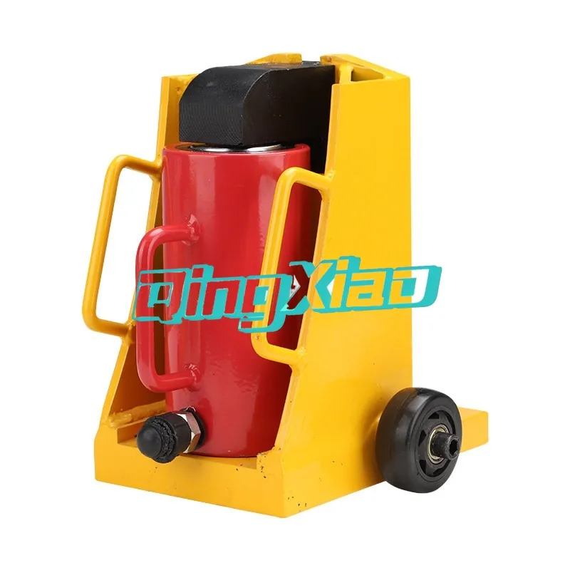 

Электрический гидравлический домкрат-ножницы с отдельными захватами для подъема железнодорожных путей, передвижной, на колесах, портативный