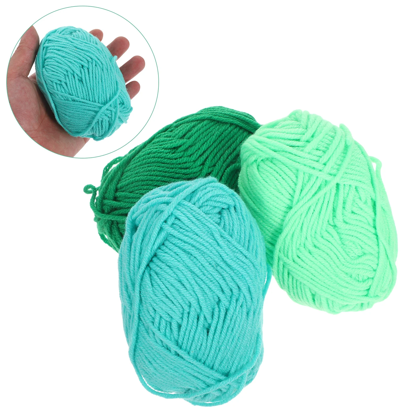 

8 Rolls Milk Cotton Yarn Colorful Knitting Wool Easy Work with Four Strands Hats Clothing Socks Family Friends