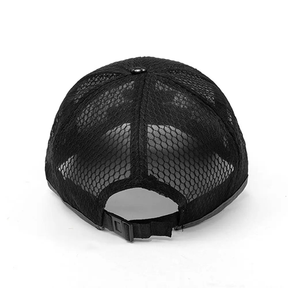 New Breathable Sunhat with Solar Fan USB Charging Full Mesh Cooling Fan Hat Sun Protection Quick Dry Baseball Cap Outdoor