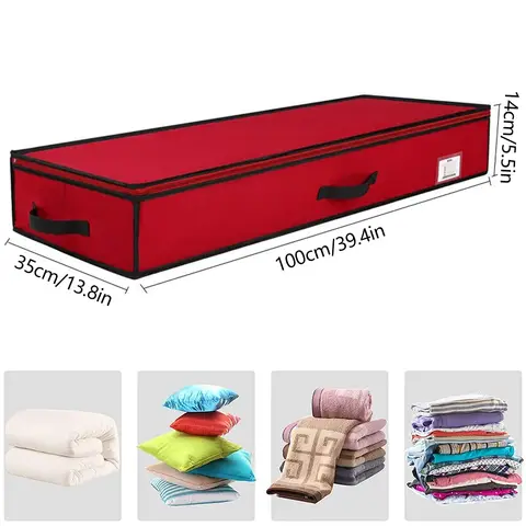 Presentpåse för presentpapper Vattentät julklappsinslagningspåse Stor behållare för inslagningsmaterial 8 best sales förvaring av omslagspapper - №1