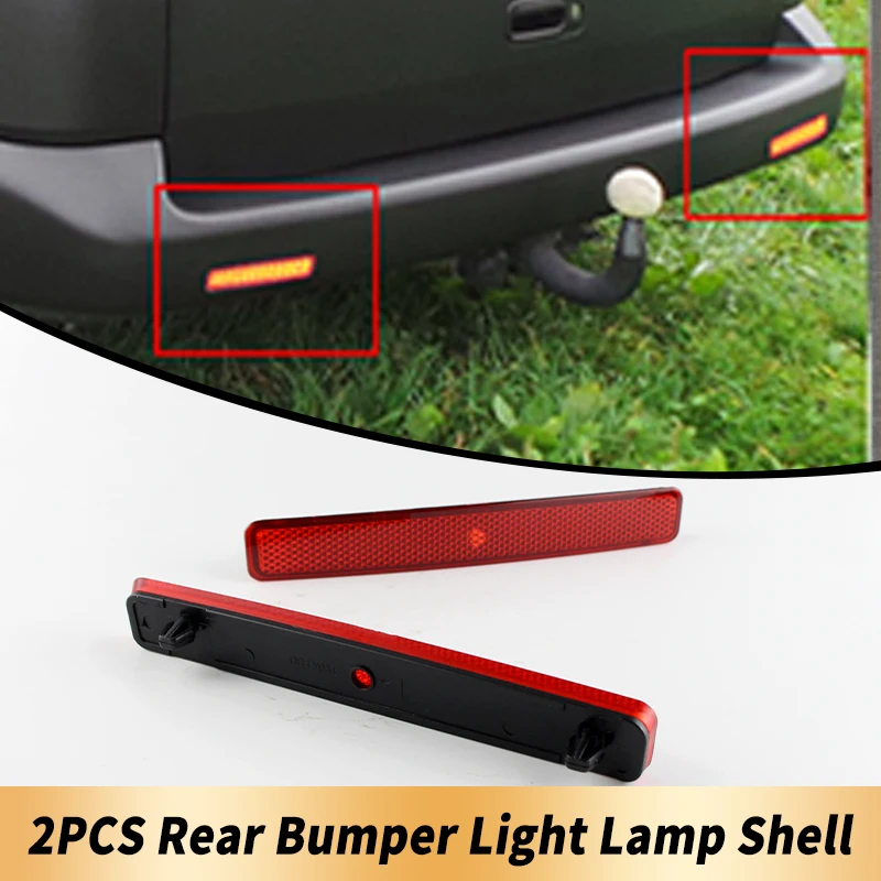 

2PCS Only Shell No Bulbs Rear Bumper Brake Light Cover Shell Plug and Play For VW T5 Transporter Caravelle Multivan 2003-2011