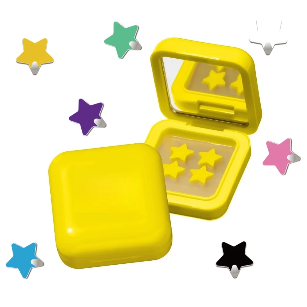 60 قطعة من ملصق حب الشباب على شكل نجمة صغيرة محاصر خفيف وغير مزعج، مع مرآة صغيرة محمولة. #3