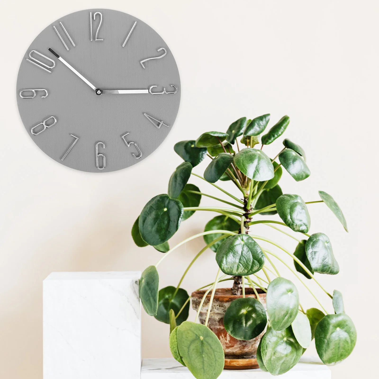 

Wall Clock Modern Silent Non-Ticking Operated Decorative Quartz Timepiece For Living Room Bedroom Kitchen Office Home