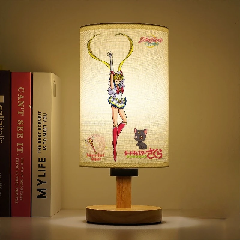 Sailor Moon bedside lamp, cute and stylish cartoon personality soft light bedroom night lamp, a birthday gift for friends view 5