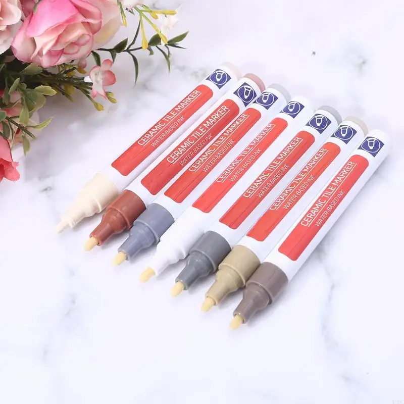 W89C 타일 그라우트 펜 타일 타일 페인트 마커 그라우트 라인 펜스 욕실 주방 홈