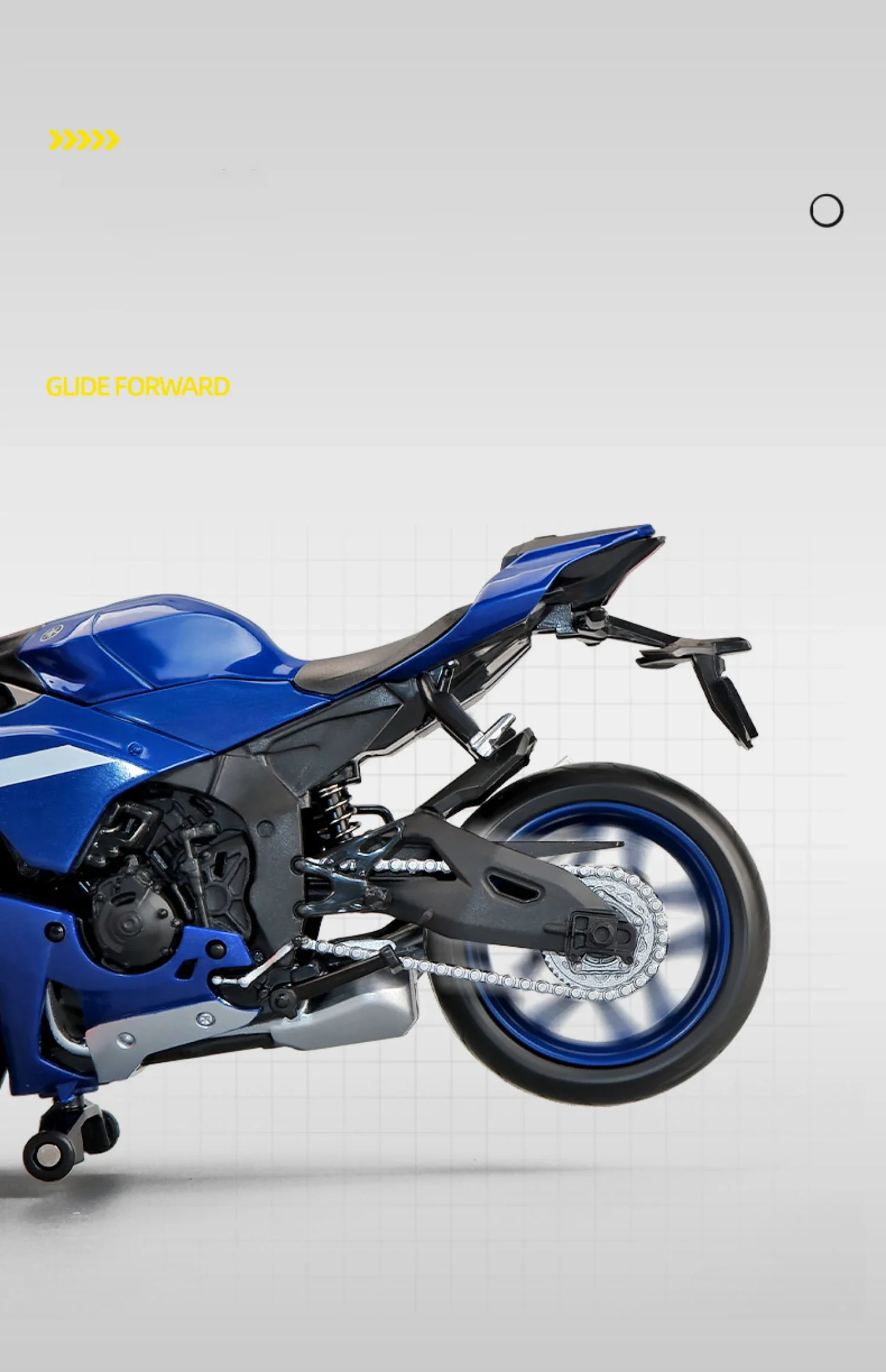 1/12 1/18 Yamaha YZF-R1M Motorcycle Model Toy Alloy Diecast