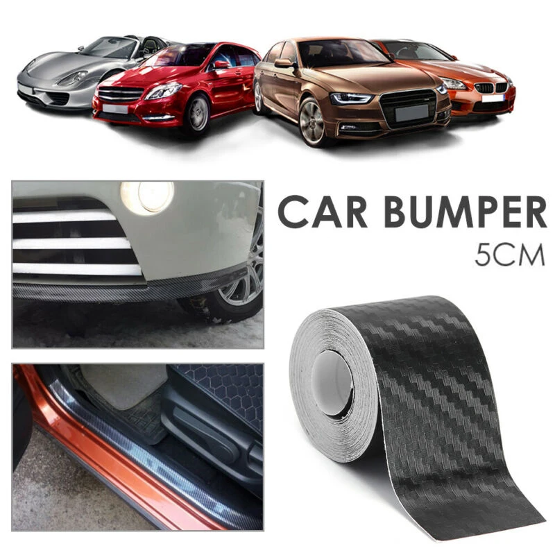 Cover Door Sill Protector Strip Scuff Sill Body Car Carbon Fiber Scratch Strip Door Protector Reliable Duable Cover