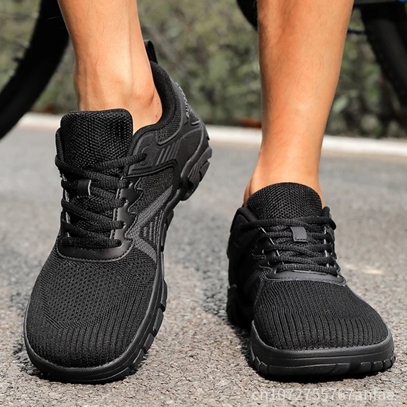 Barefoot Wide-toe Men's Shoes Casual Soft Sole Hiking Shoes Breathable Walking Sneakers Outdoor Breathable Mesh Barefoot Shoes