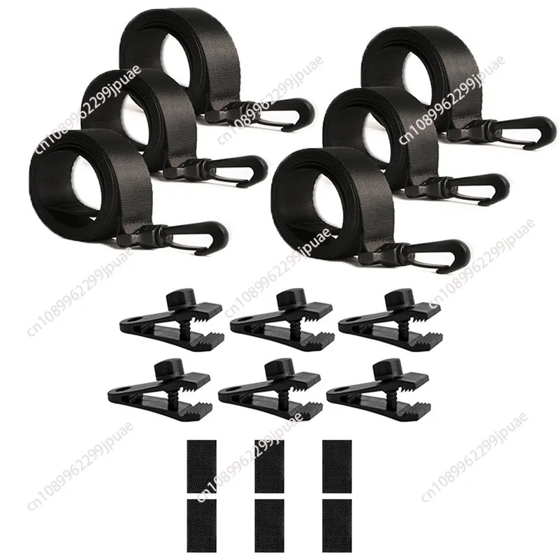 Pool Solar Cover Reel Strap Solar Cover Reel Fastening Set Strong Grip Ground Swimming Blanket Straps Fastener For Adults