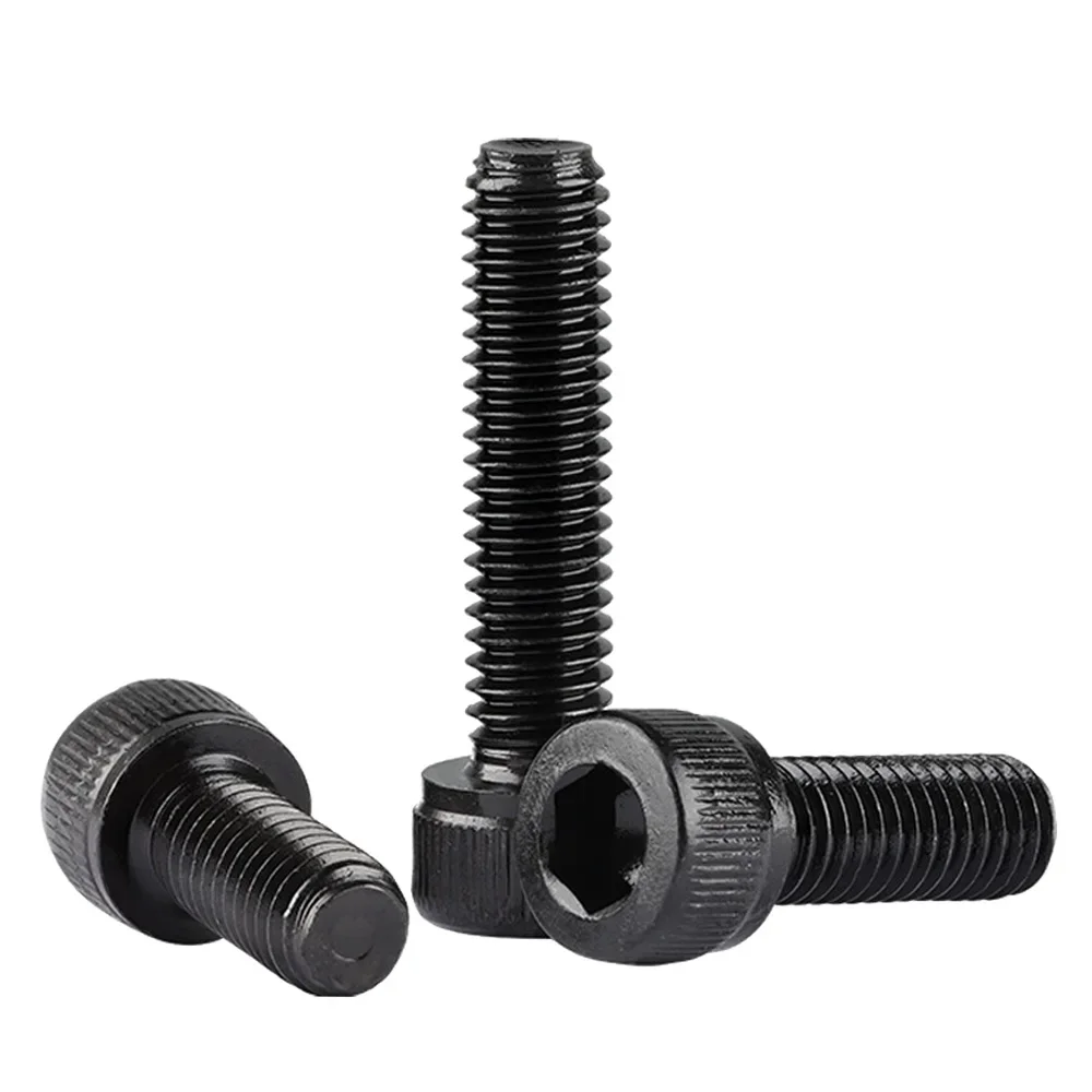 Tornillo Allen de acero al carbono de grado 12,9, tornillos hexagonales Din912, M1.4, M1.6, M2, M2.5, M3, M4, piezas, M8, M10, 2-50 M5