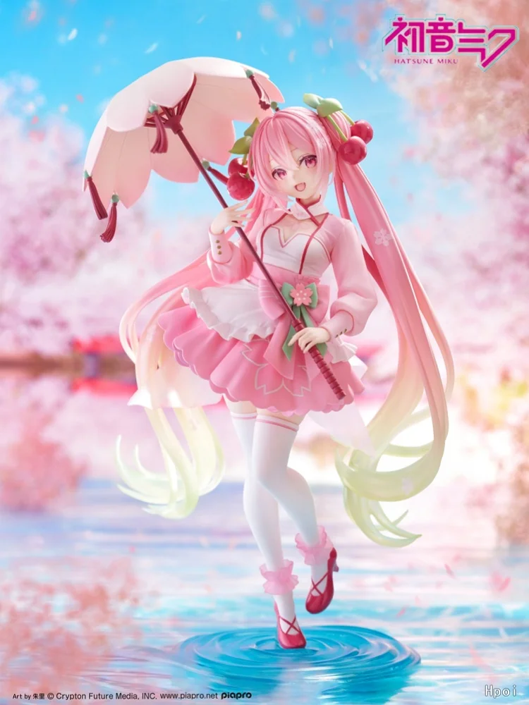 [preventa]-taito-hatsune-miku-genuino-obra-maestra-de-artista-amp-sakura-miku-vestido-para-ninas-figura-modelo-ornamento-juguete-para-regalo