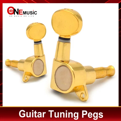 Clavijas de afinación de guitarra en línea de oro cromado, sintonizadores de teclas, cabezales de máquina para guitarra eléctrica estilo ST TL