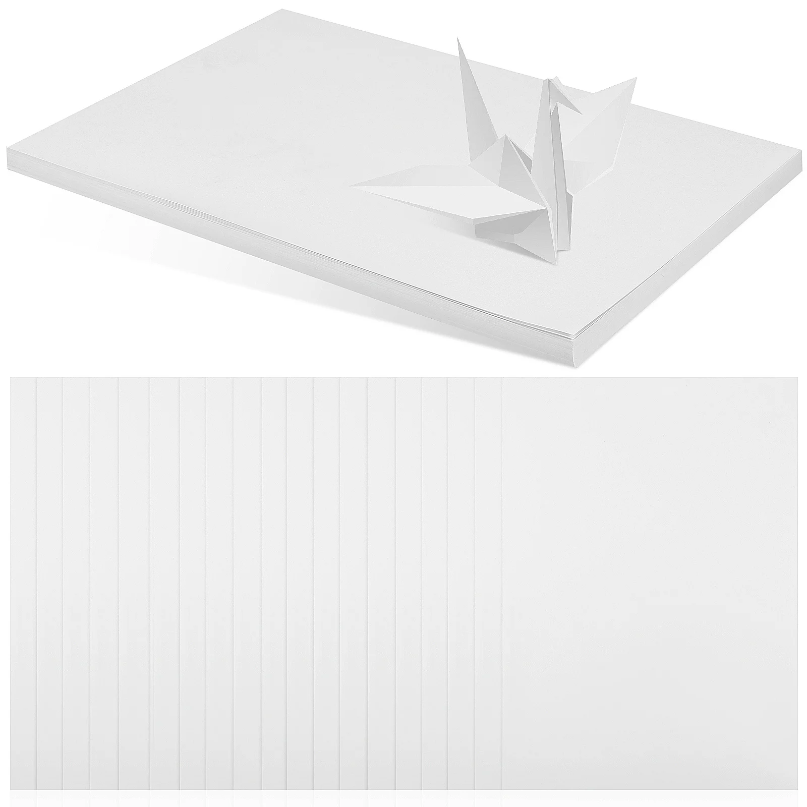 50 arkuszy białego papieru kartonowego 180g A4, gruby, gładki, do samodzielnego tworzenia albumów, kartek, drukowania.