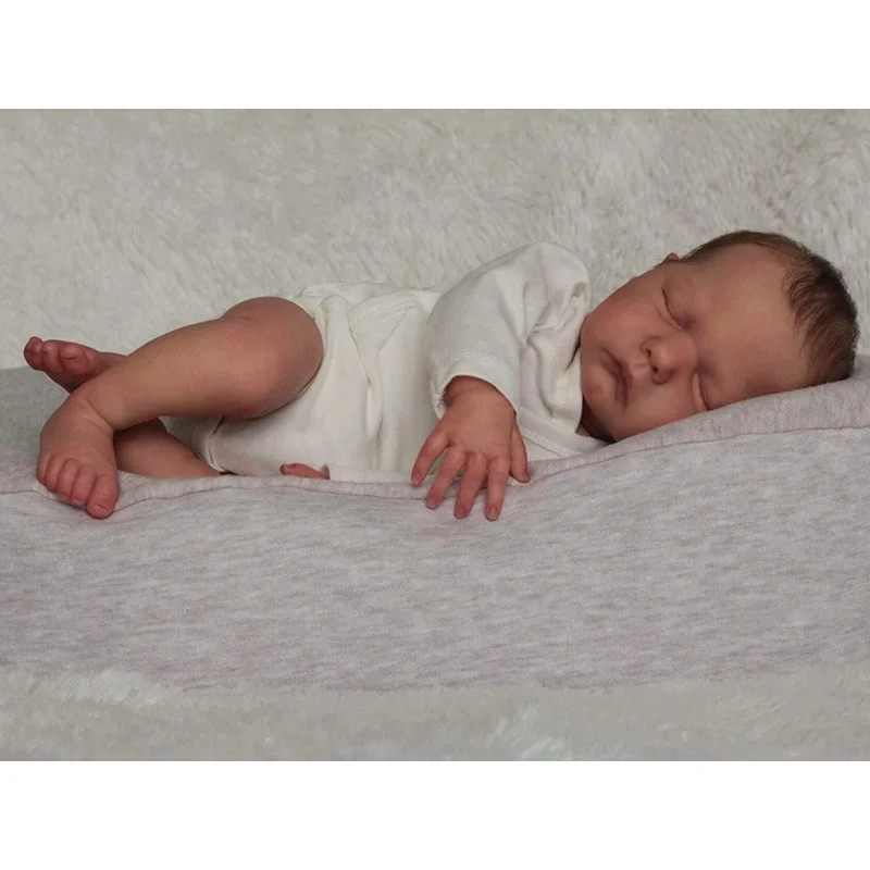

48cm Marley Sleeping Baby in Soft Cloth Body High Quality Rooted Hair Doll Kids Toy Gift