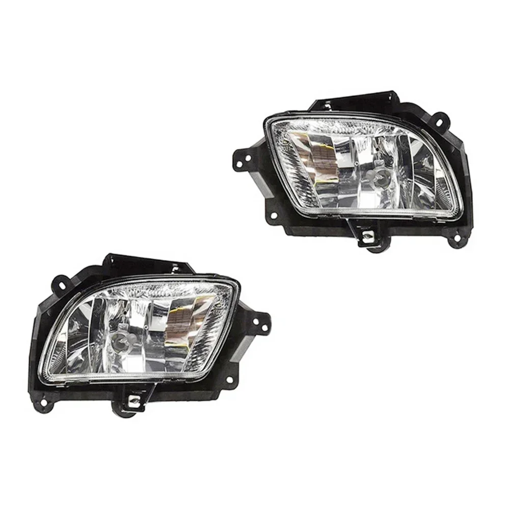 

Practical Fog Lights Lamps 2pcs 2x ABS Accessories Black For 2008-2010 For Hyundai Sonata NF Ser 2 Front Bumper