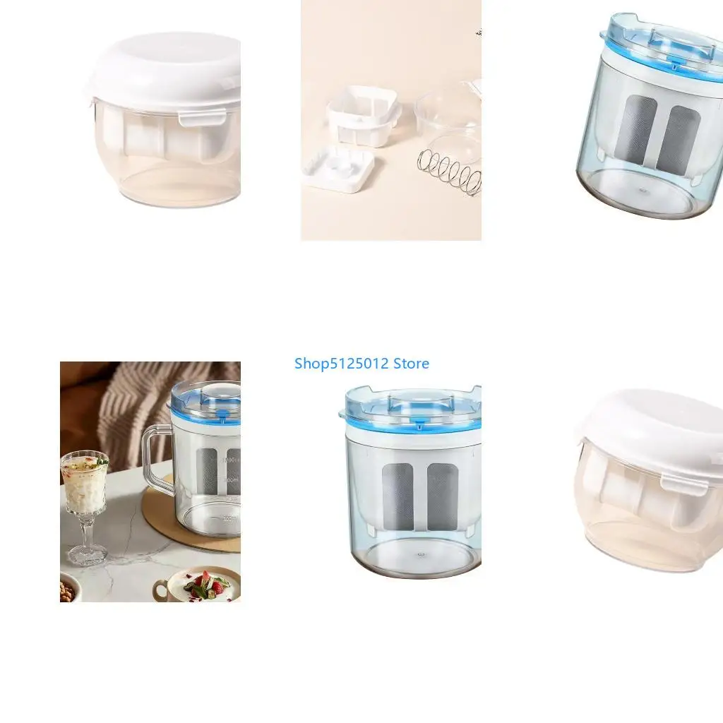 G8TC Quick Strain Cheese Strainer Fine Mesh Strainer Processing Stainless Steel Yogurt Strainer