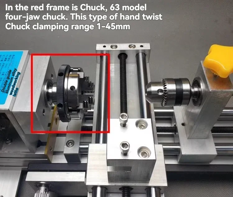 2025 Woodworking Lathe, Household Mini Round Bead, Micro Chuck, Bead Machine, Buddha Bead DIY, Wood Bead Tool