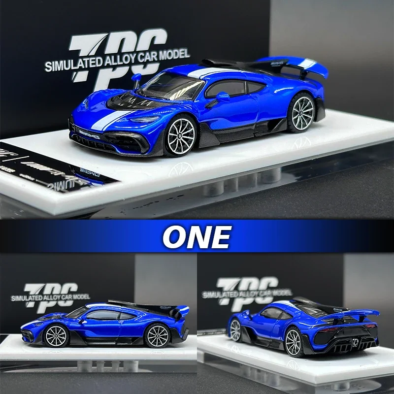 

TPC 1:64 ONE Metal Blue Diecast Diorama Super Car Model Collection Toy