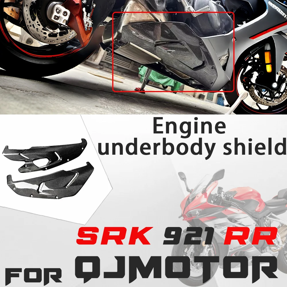 For QJMOTOR SRK921RR  Lower Engine Shield Belly Pan Motorcycle Under Chassis